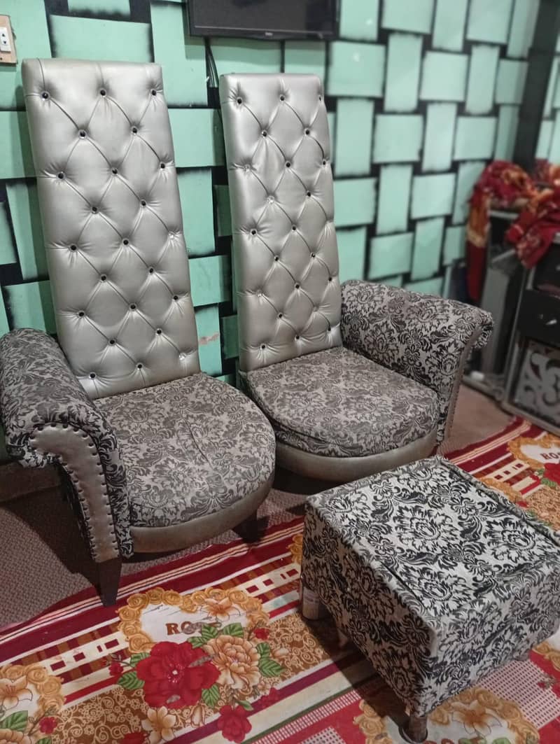 wood sofa & table 2
