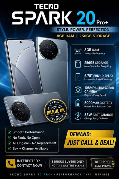 Tecno Spark 20 Pro Plus