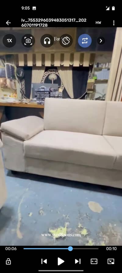 5 seater Sofa (premium towel fabric)