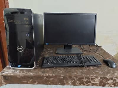 Core i7 4th 4790 gen with 22 inch led full setup
