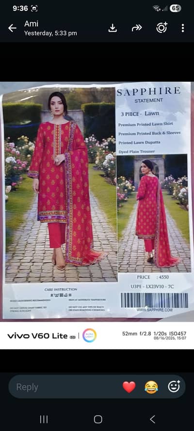 women lawn suits unstiched