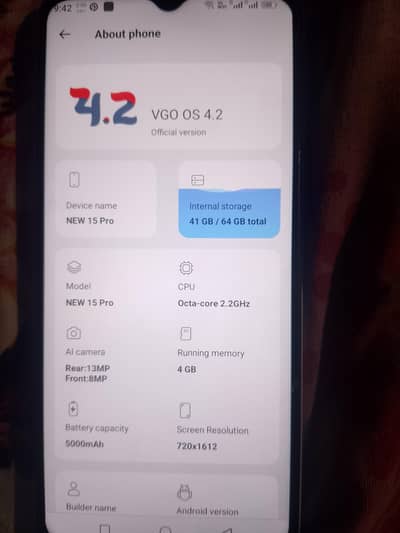 VGO TEL New 15 Pro