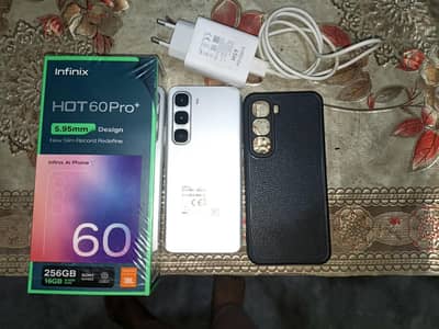 Infinix hot 60 pro plus 8+5=256 7mah warranty