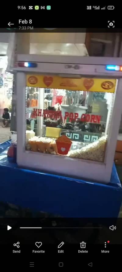 Popcorn stall