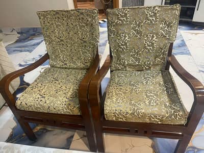 chairs and 3 seater sofa