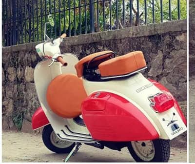 vitage classic Italian vespa scooter