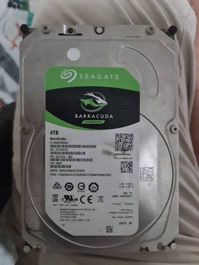 4TB Seagate Barracuda 100% health