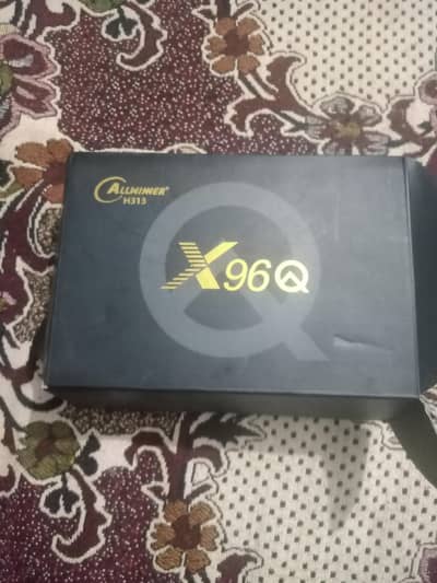 X96Q Android TV Box 4K Allwinner H313 With Remote & Charger