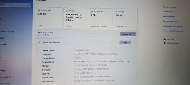 Dell core i7 4 gen  urgent sale
