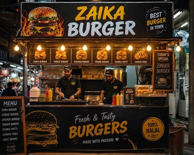 chef required for burger stall