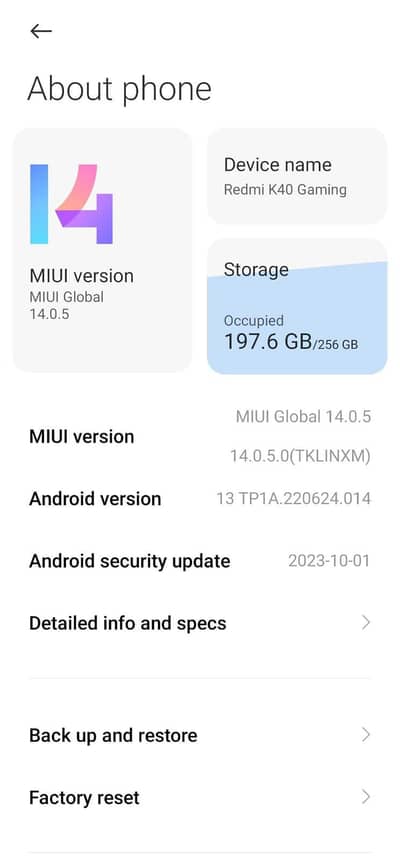 Xiaomi Redmi K40 Gaming