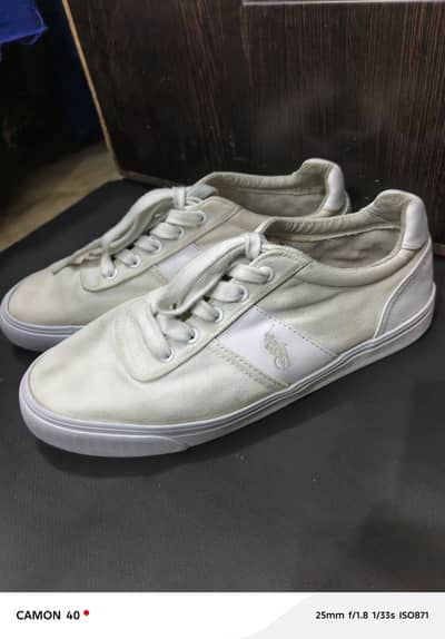 Ralph Lauren Howaed off-white sneaker