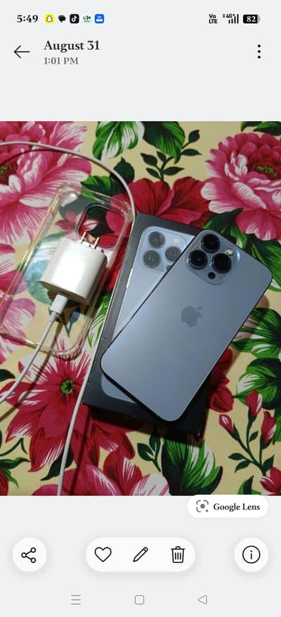 Apple iPhone 13 Pro Max. 256GB  Official PTA Approved