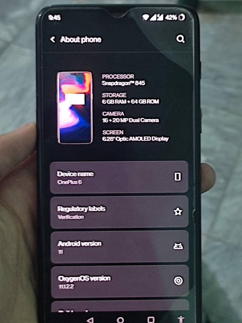 One Plus 6 10