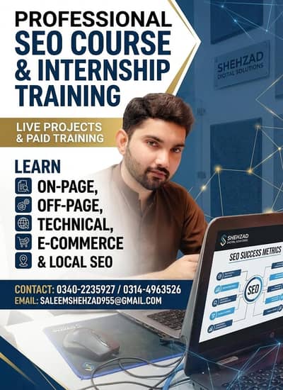 Want to learn complete SEO with real practical training?