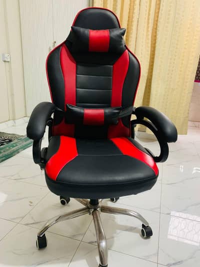 Red and black gaming chair