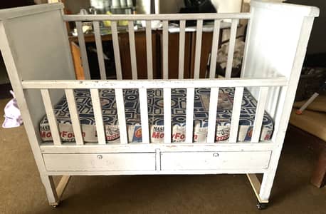 Kids Wooden Cot Bed