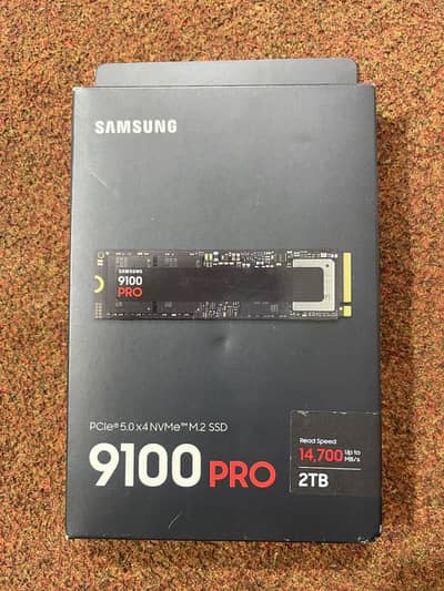 Samsung 9100 PRO 2TB NVMe Gen5 SSD - Pin Pack Sealed - Gaming PC