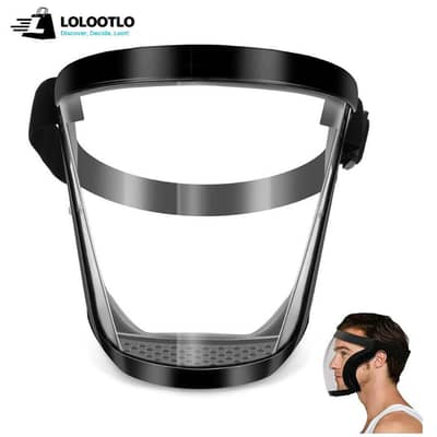 HD Transparent Full Face Mask, Super Protective Face Shield