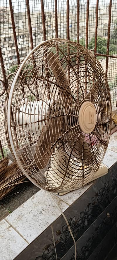 Royal wall bracket fan overall good