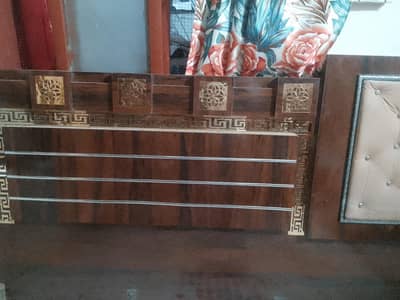 double bed ,wooden