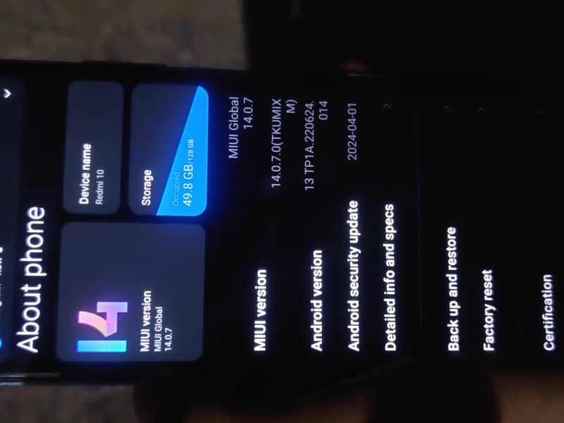 Redmi note 10 prime 4