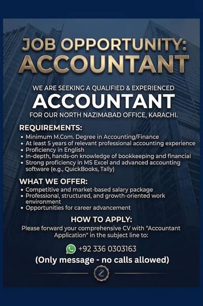Accountant Vacance