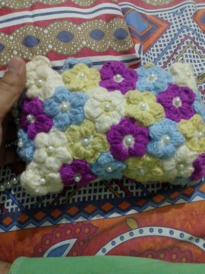 hand made crochet bag