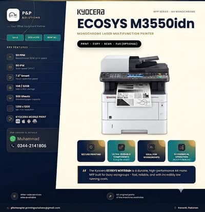 Kyocera ECOSYS M3550idn – Heavy-Duty