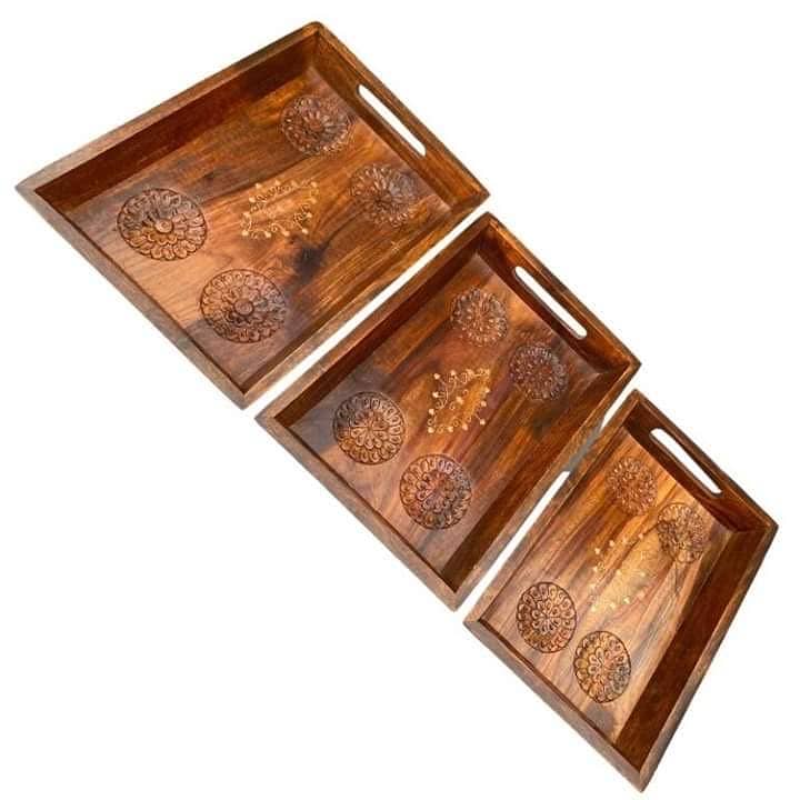 Fruit serving tray set 1