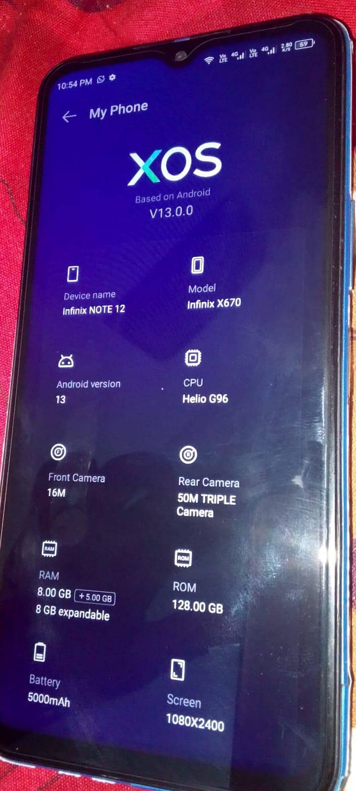 Infinix note 12 3