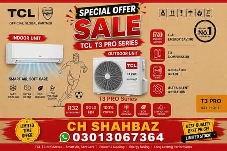 TCL two piece of T3 pro    market rate 160 contact no 03013067364