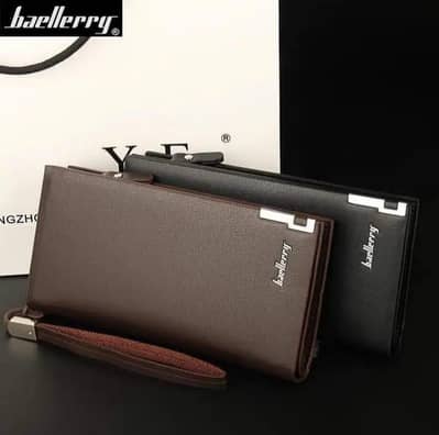 Baellerry PU Leather Long Wallet Multicolor Unisex