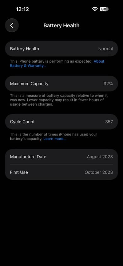 Apple iPhone 15 Pro 10b10 all okay