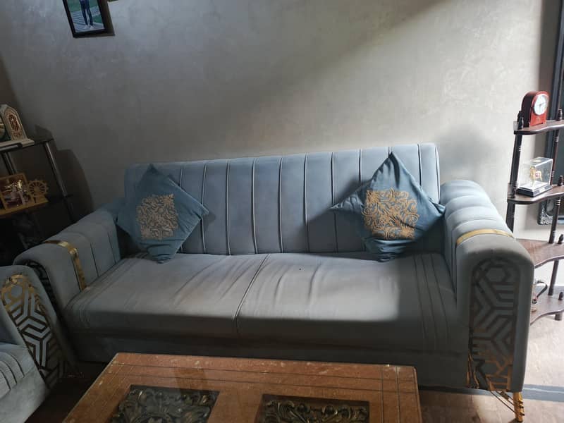 7 seater sofa set with table 4