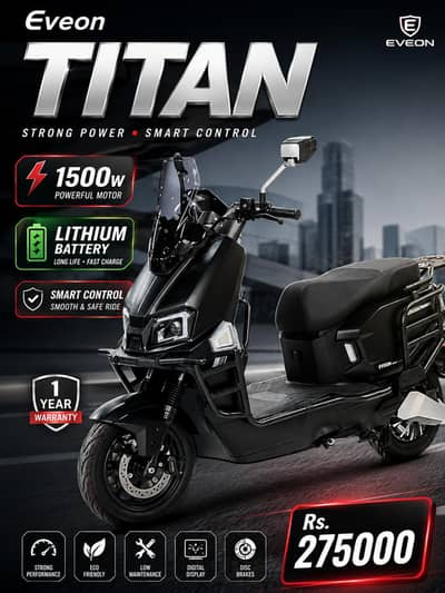 Eveon Titan Electric Scooter | Electric Bike | Scooty Electric