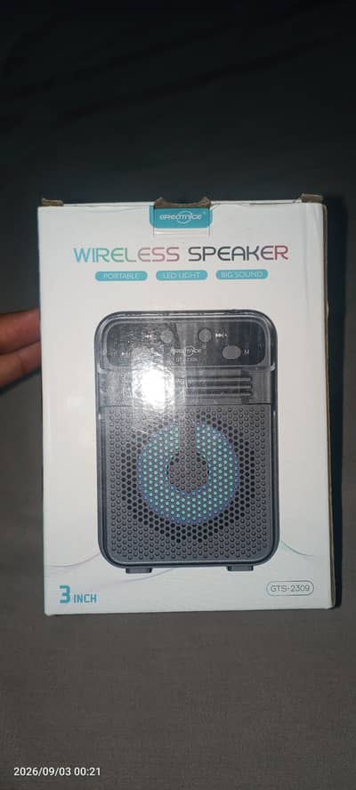 GTS-2309 Portable Bluetooth Speaker - Brand New