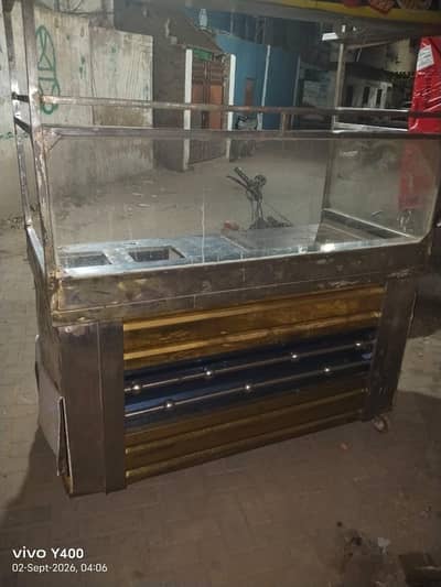 Burger and fries Counter