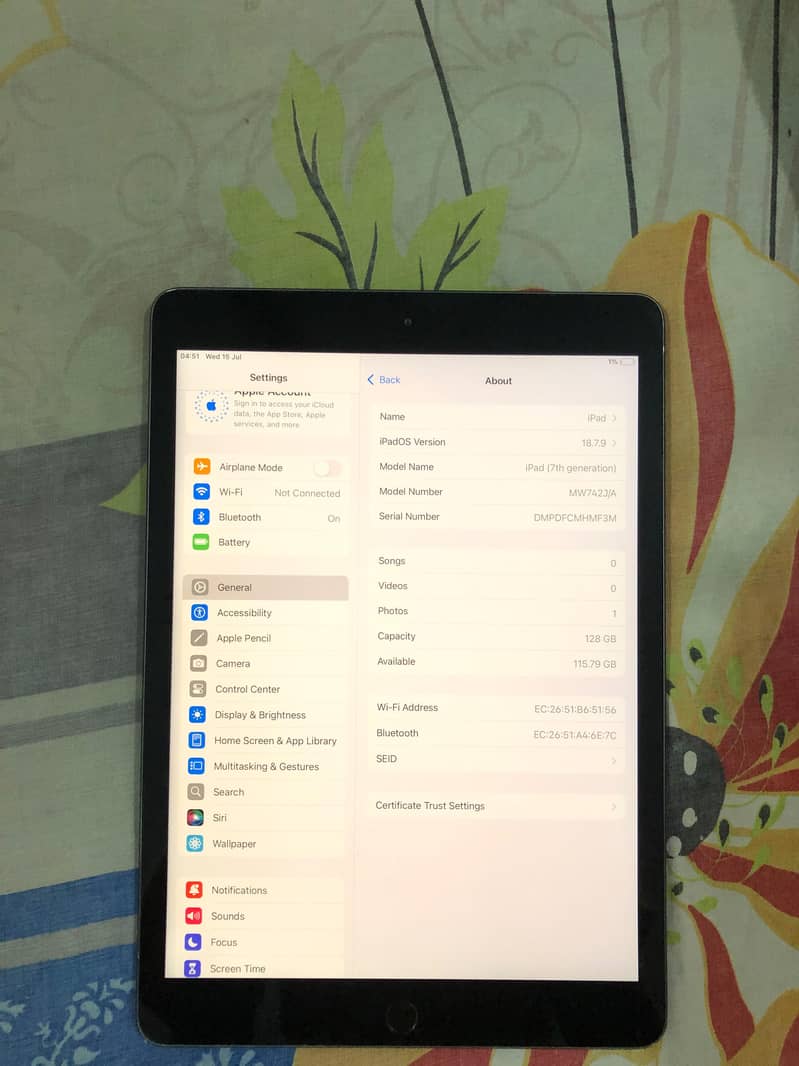 Ipad 7 5