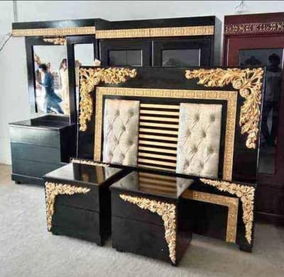 bed set /wooden Bed /furniture/King size bed