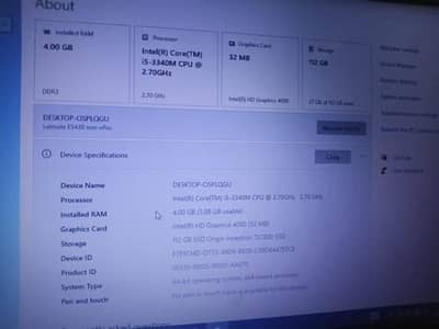 DELL Latitude E5430 Laptop i5 3rd Gen | 4GB RAM | 128GB SSD
