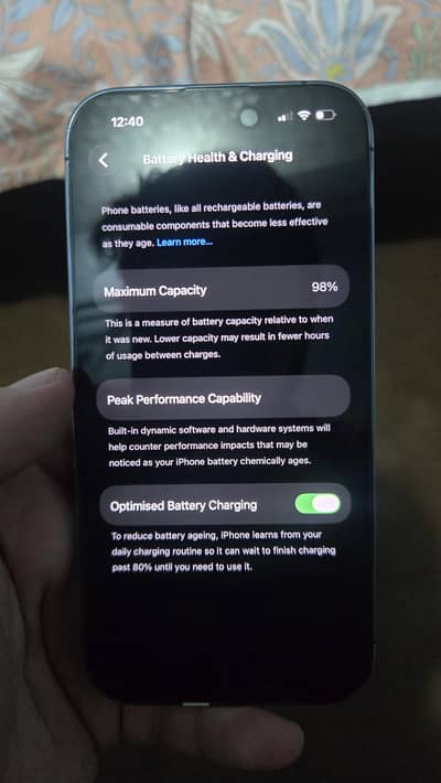 iPhone 14 Pro 512GB | 98% Battery | PTA Approved | Excellent Condition