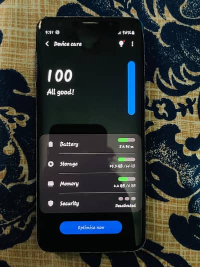 Samsung  S9 PUBG 60FPS EDGE DISPLAY