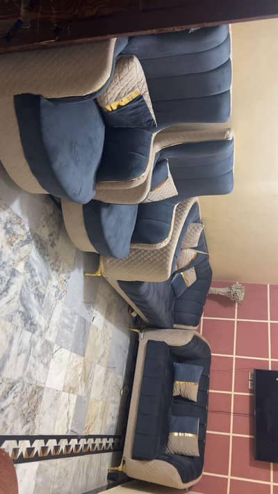 7 siteer sofa set brand new cundection arjuwnt sale