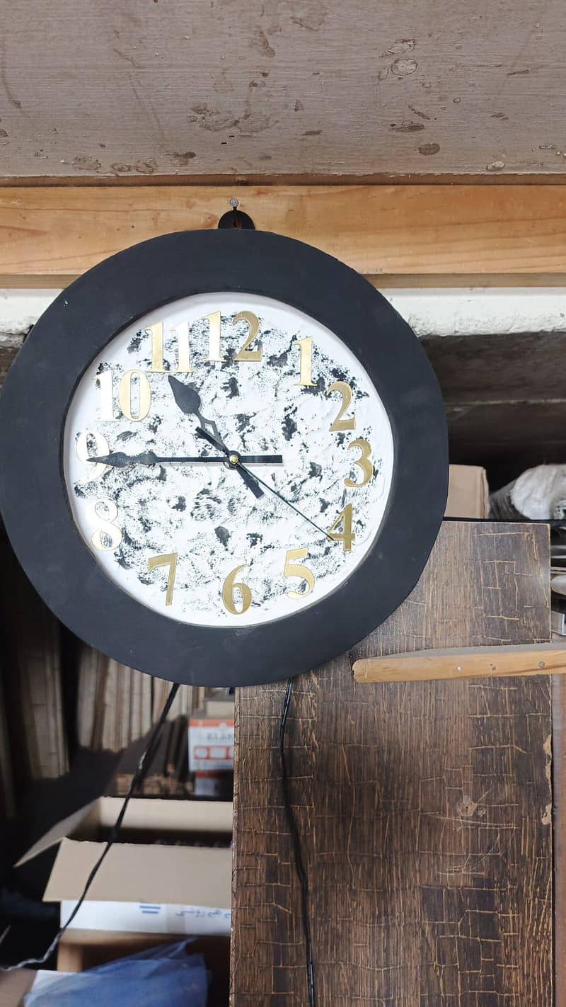 Led wall clock available 0
