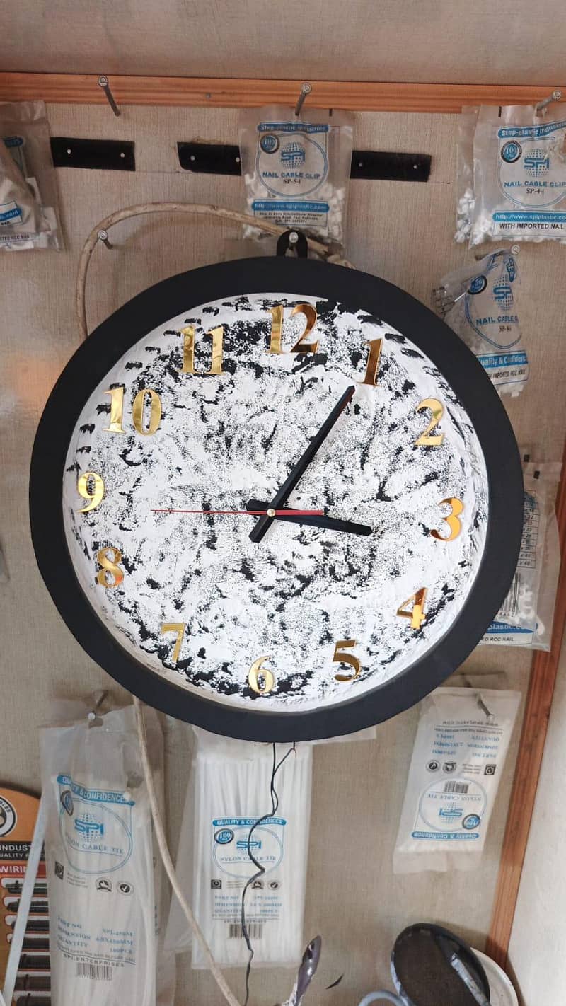 Led wall clock available 2