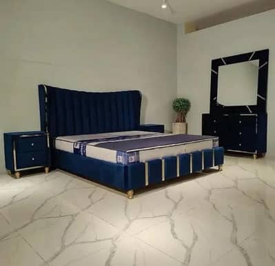 Double bed/wooden bed/bed /furniture  Polish /bed for