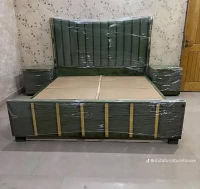 Double bed/wooden bed/bed /furniture  Polish /bed for