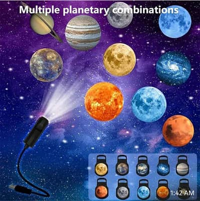 planetary night  light