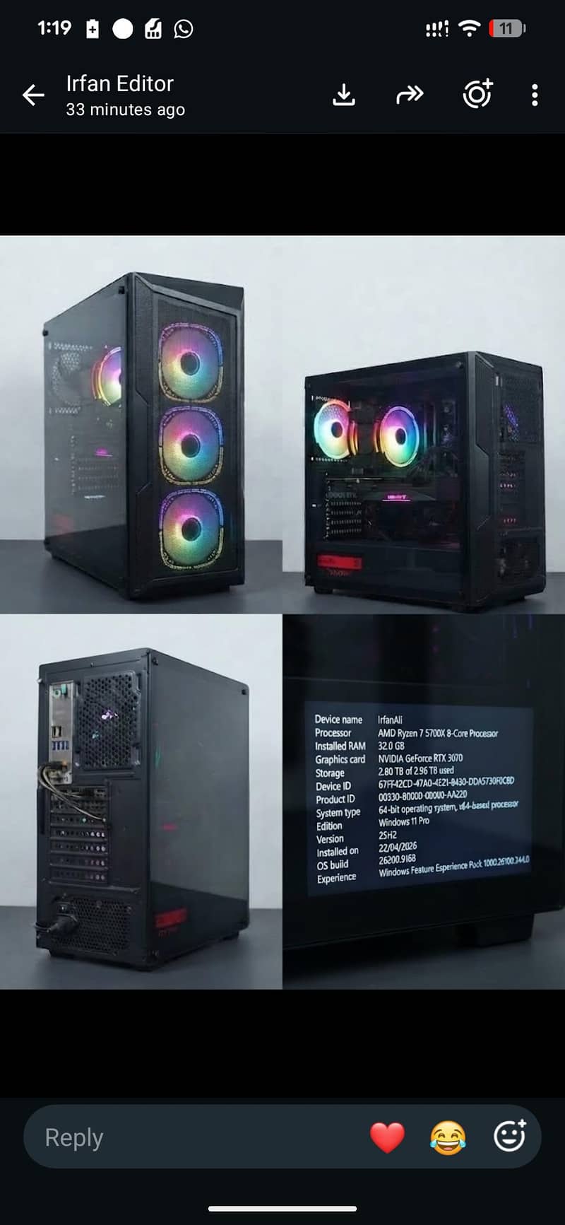 Editing pc 1